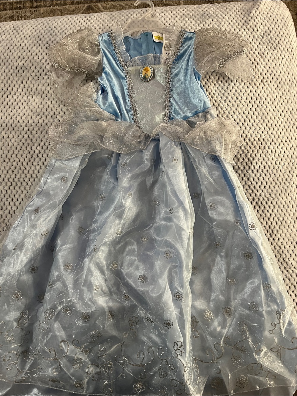 Vintage Disney Cinderella Costume Dress in Blue & White Girls 4T